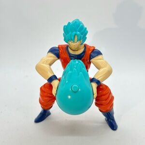 Vintage Goku Blue Dragon Ball Z Burger King 4" Figure